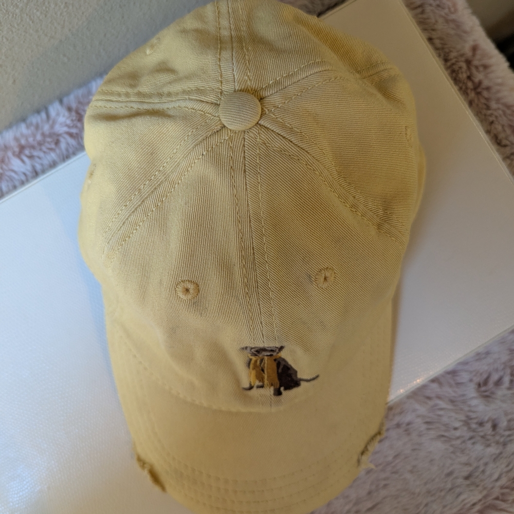 Daniel Cremieux Mustard Cap with Dog Embroidery - Picture 3 of 15
